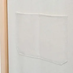 vidaXL Kamerscherm met 3 panelen 120x170x4 cm stof crème