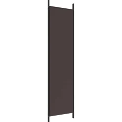 vidaXL Kamerscherm met 3 panelen 150x200 cm stof bruin