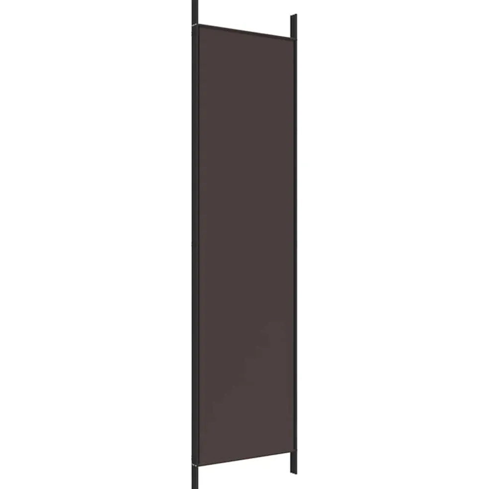 vidaXL Kamerscherm met 3 panelen 150x200 cm stof bruin