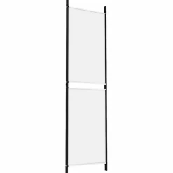 vidaXL Kamerscherm met 3 panelen 150x180 cm stof wit