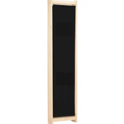 vidaXL Kamerscherm met 3 panelen 120x170x4 cm stof zwart