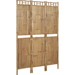vidaXL Kamerscherm met 3 panelen 120x180 cm bamboe