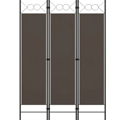 vidaXL Kamerscherm met 3 panelen 122x180 cm waterhyacint
