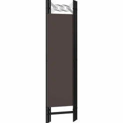 vidaXL Kamerscherm met 4 panelen 160x180 cm bruin