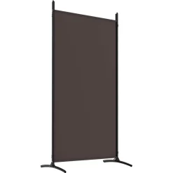vidaXL Kamerscherm met 4 panelen 346x180 cm stof bruin