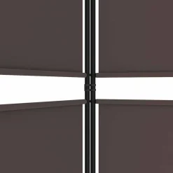 vidaXL Kamerscherm met 4 panelen massief paulowniahout