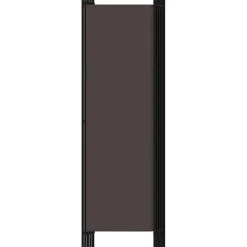 vidaXL Kamerscherm met 5 panelen 250x180 cm bruin