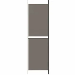 vidaXL Kamerscherm met 6 panelen 214x166 cm massief hout grijs
