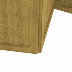 vidaXL Kamerscherm met 4 panelen massief paulowniahout bruin