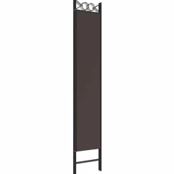vidaXL Kamerscherm met 4 panelen 160x220 cm stof bruin