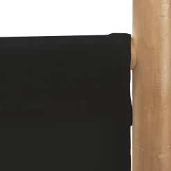 vidaXL Kamerscherm 3-panelen inklapbaar 120 cm bamboe en canvas