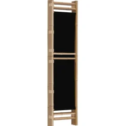 vidaXL Kamerscherm 3-panelen inklapbaar 120 cm bamboe en canvas