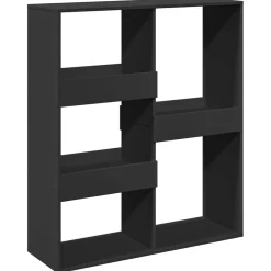 vidaXL Kamerscherm 100x33x115 cm bewerkt hout zwart