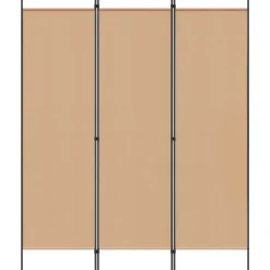 vidaXL Kamerverdeler Beige 150 x 180 cm Stof