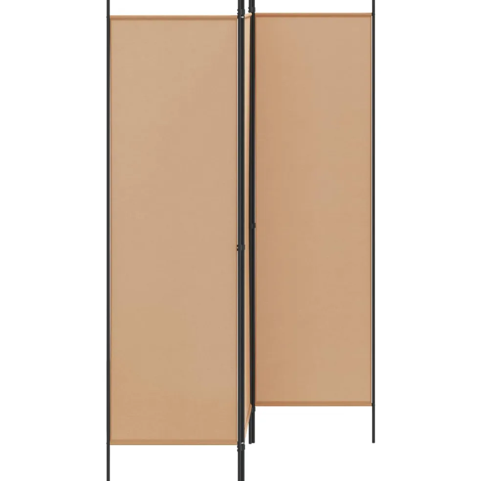 vidaXL Kamerverdeler Beige 150 x 180 cm Stof