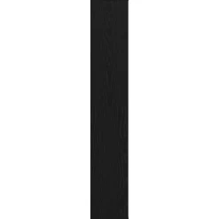 vidaXL Kamerverdeler Zwart Eiken 100 x 24 x 140 cm Bewerkt hout