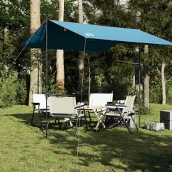 vidaXL Kampeerluifel waterdicht 300x294 cm blauw