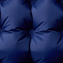 vidaXL Kampeermatras met kussen zelfopblazend 1-persoons marineblauw