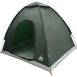 vidaXL Kamperen tent 2-persoons Legergroen