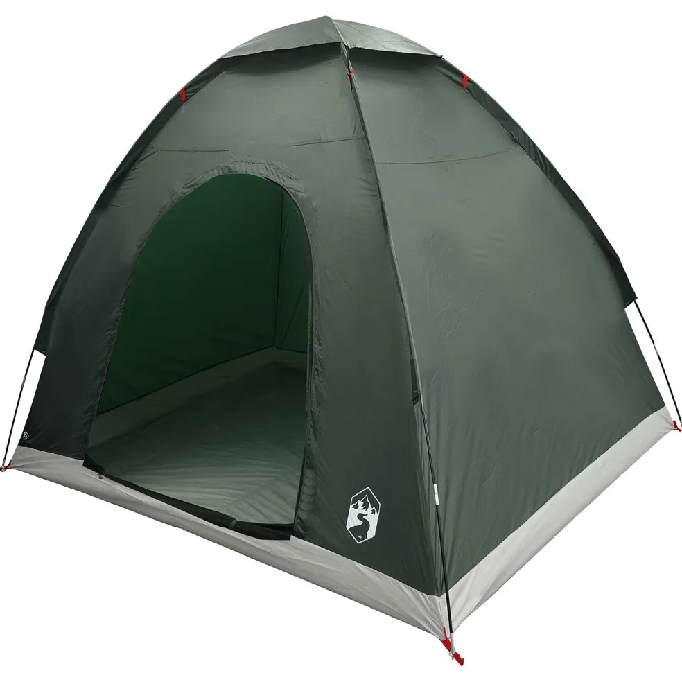 vidaXL Kamperen tent 2-persoons Legergroen