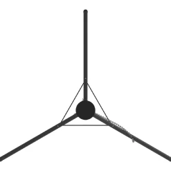 vidaXL Kampvuur tripod Zwart 92 x 92 x 151,5 cm Staal