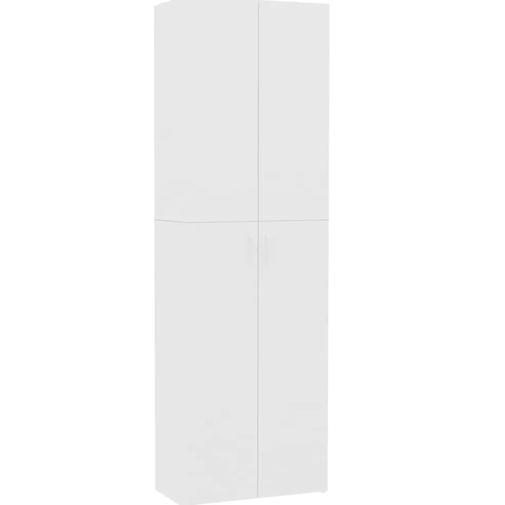 vidaXL Kantoorkast 60x32x190 cm bewerkt hout wit