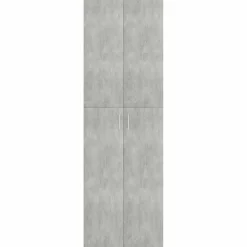 vidaXL Kantoorkast 60x32x190 cm bewerkt hout betongrijs