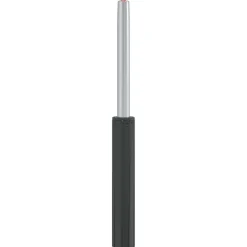 vidaXL Kantoorstoel gascilinder Zwart 318-473 mm IJzer