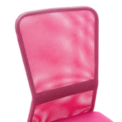 vidaXL Kantoorstoel 44x52x100 cm mesh stof roze
