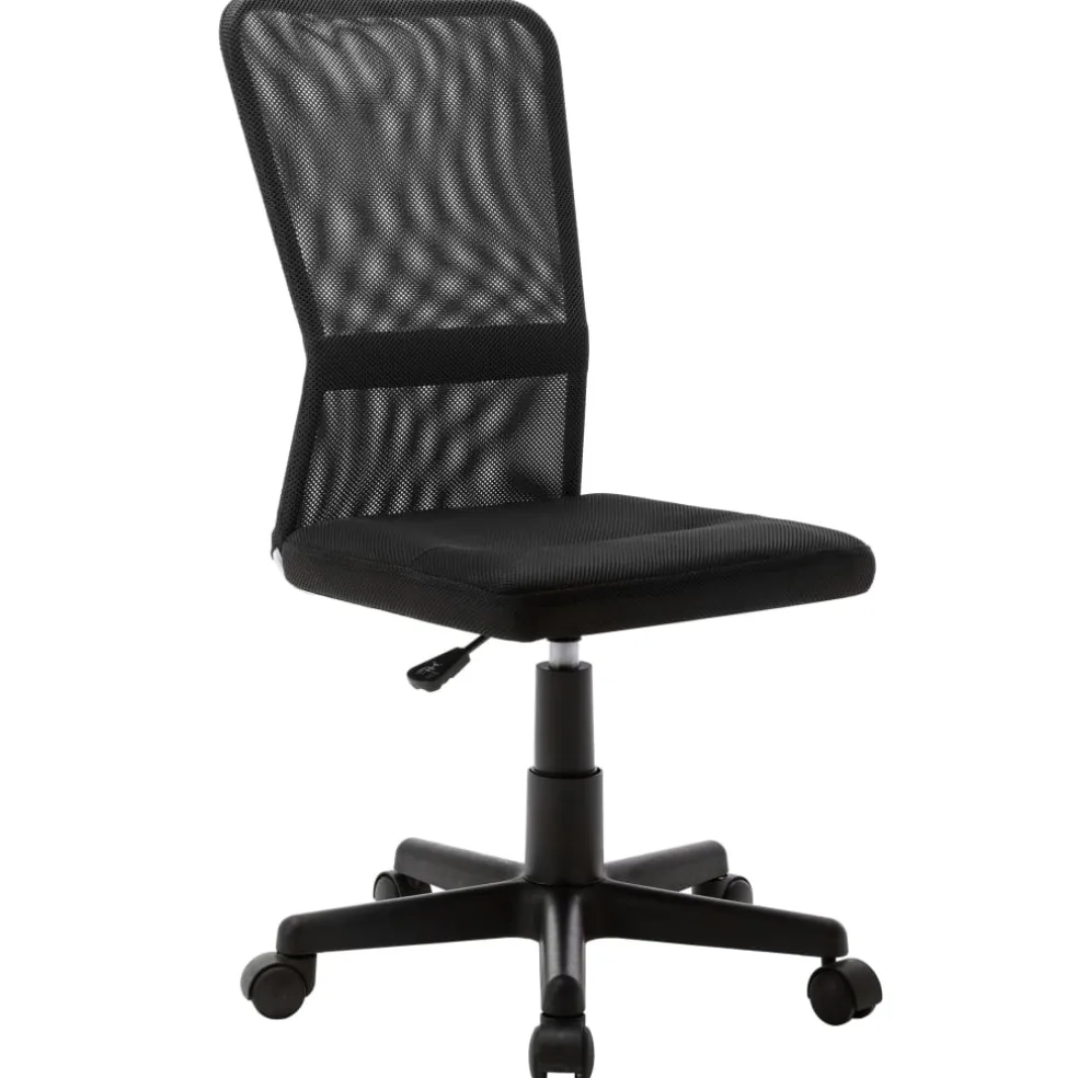 vidaXL Kantoorstoel 44x52x100 cm mesh stof zwart