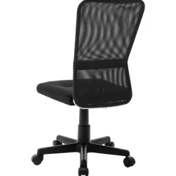 vidaXL Kantoorstoel 44x52x100 cm mesh stof zwart