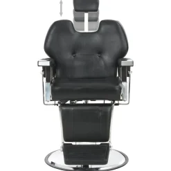 vidaXL Kappersstoel 72x68x98 cm kunstleer zwart