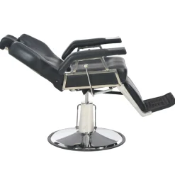 vidaXL Kappersstoel 72x68x98 cm kunstleer zwart