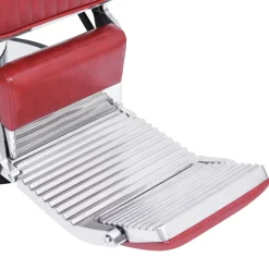 vidaXL Kappersstoel 68x69x116 cm kunstleer rood