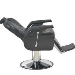 vidaXL Kappersstoel 72x68x98 cm kunstleer zwart