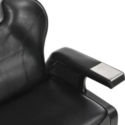 vidaXL Kappersstoel 72x68x98 cm kunstleer zwart