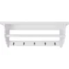 vidaXL Kapstok barokstijl MDF wit