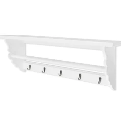 vidaXL Kapstok barokstijl MDF wit