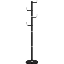 vidaXL Kapstok 183 cm gepoedercoat ijzer zwart