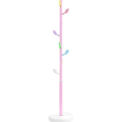 vidaXL Kapstok 172 cm gepoedercoat ijzer roze