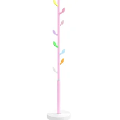 vidaXL Kapstok 172 cm gepoedercoat ijzer roze