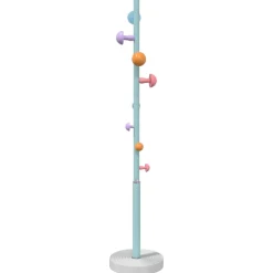 vidaXL Kapstok 172 cm gepoedercoat ijzer blauw
