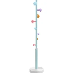 vidaXL Kapstok 172 cm gepoedercoat ijzer blauw