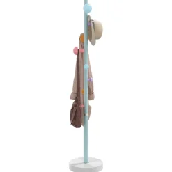 vidaXL Kapstok 172 cm gepoedercoat ijzer blauw