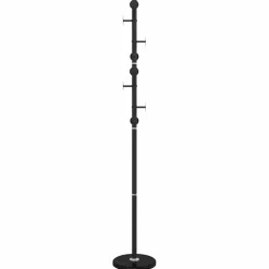 vidaXL Kapstok 176 cm gepoedercoat ijzer zwart