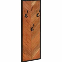 vidaXL Kapstokken 2 st 35x1x90 cm massief acaciahout