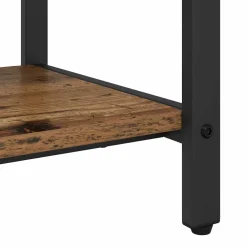 vidaXL Kapstok met plank Oud hout 75 x 34 x 184 cm Bewerkt hout
