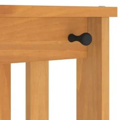 vidaXL Kapstok SANDNES 45x40x159,5 cm massief grenenhout