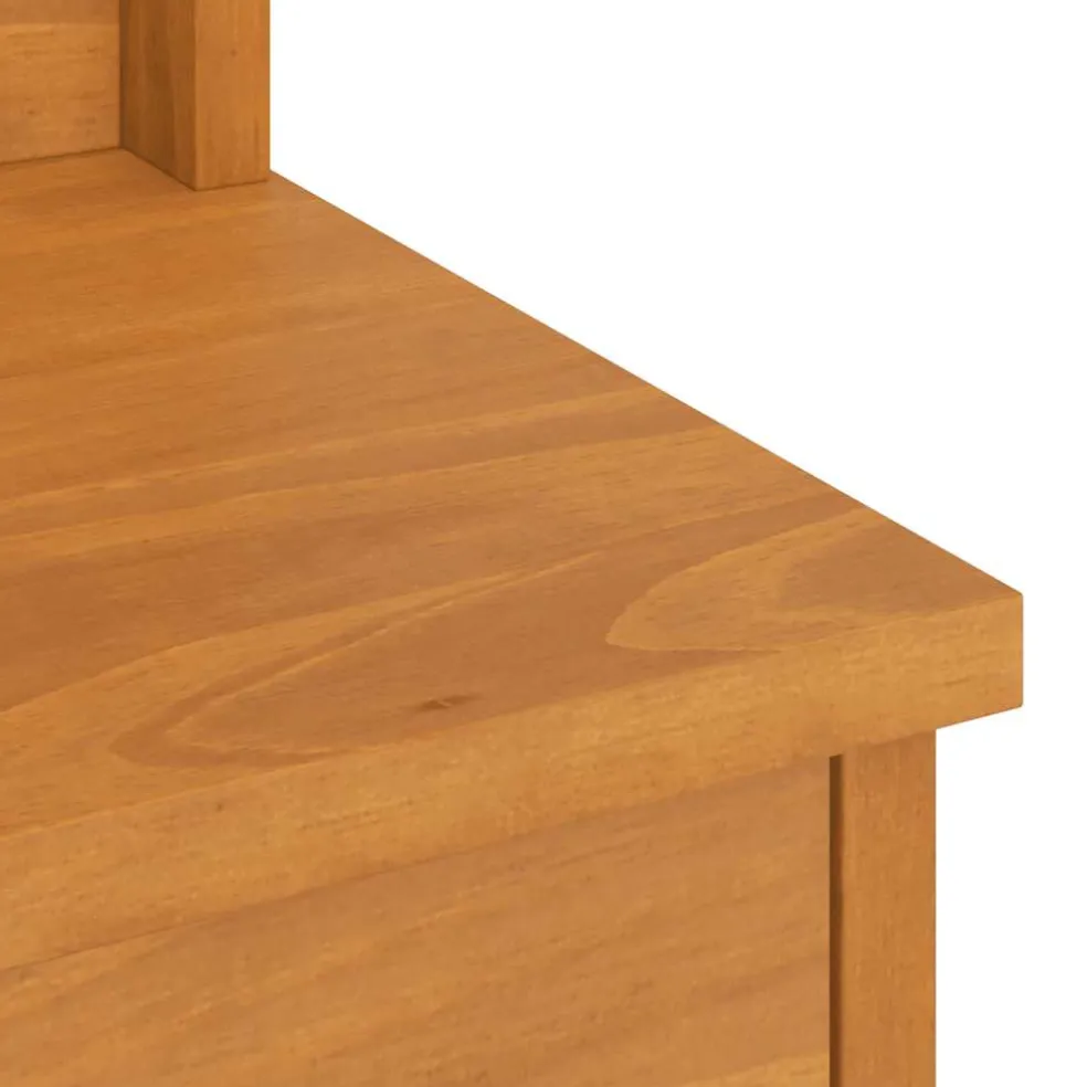 vidaXL Kapstok SANDNES 45x40x159,5 cm massief grenenhout