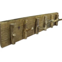 vidaXL Kapstok 60x15 cm gemengd gerecycled hout